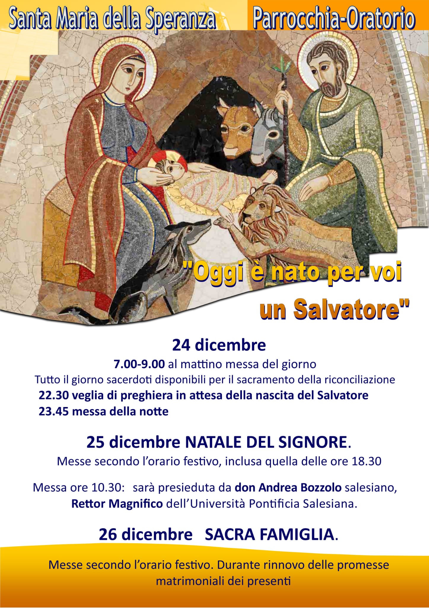 CELEBRAZIONI NATALE  1